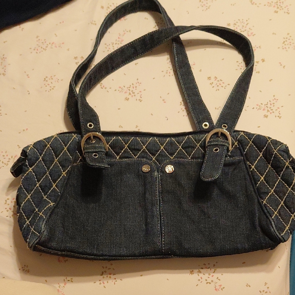 Vera Bradley Blue Quilted Shoulder Bag